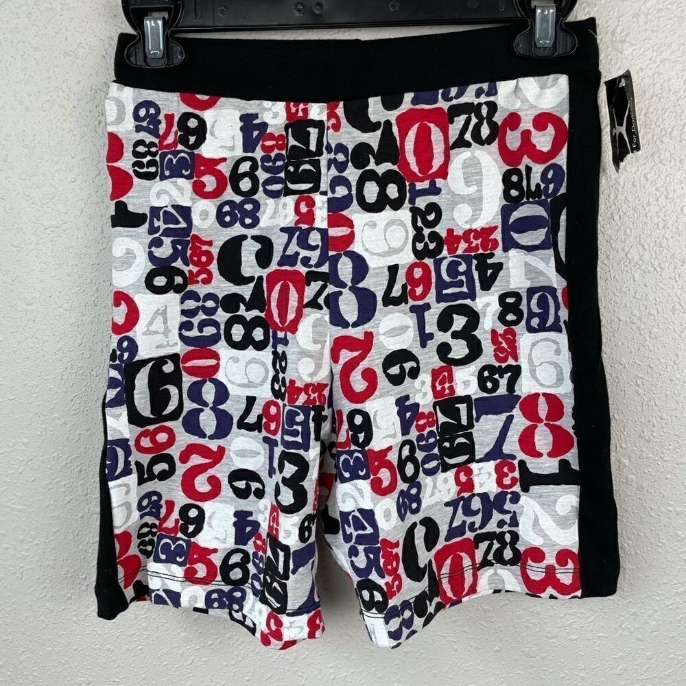 NWT Danskin Numbers Shorts and Matching T-Back Bra Size L